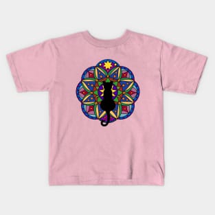 Cat Mandala Kids T-Shirt